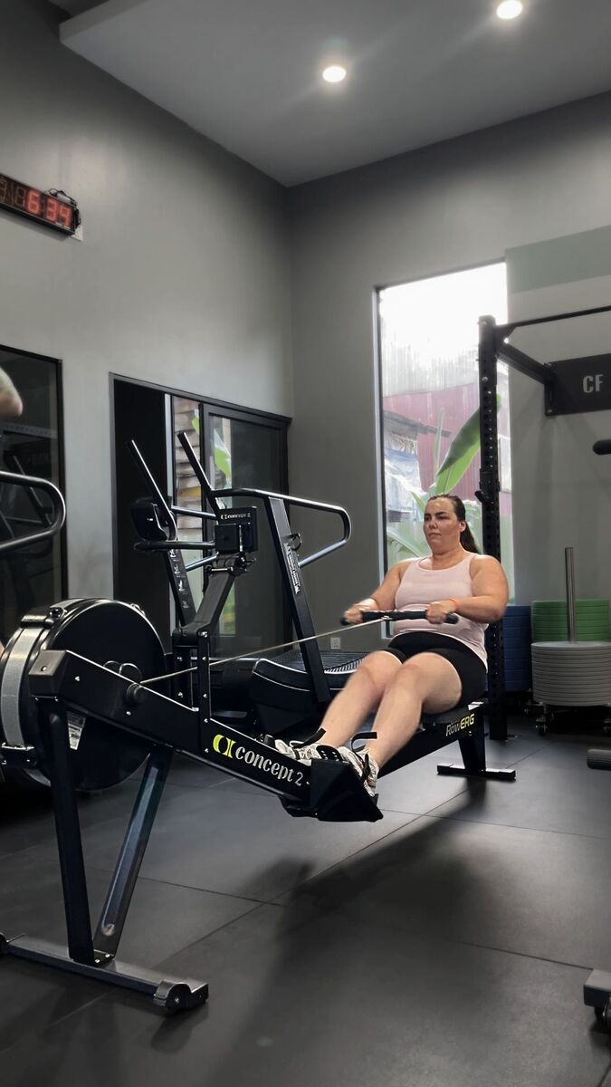 Bootcamp rowing at CrossFit Angkor, Siem Reap